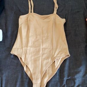 Tan Forever 21 body suit